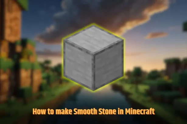 Make Smooth Stone in Minecraft