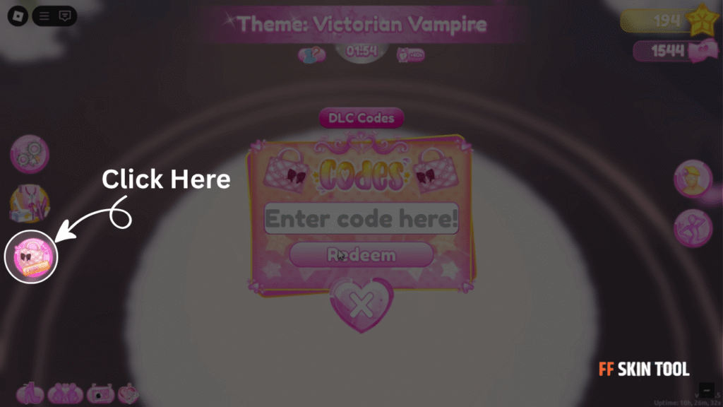 tap the handbag icon in dress to impress
