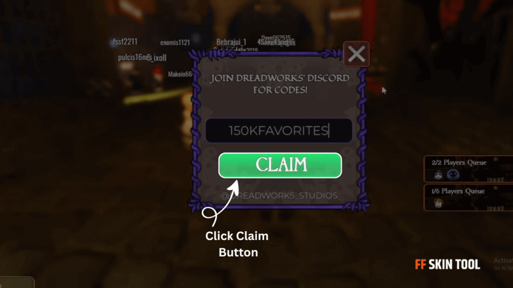 click claim button and claim your reward