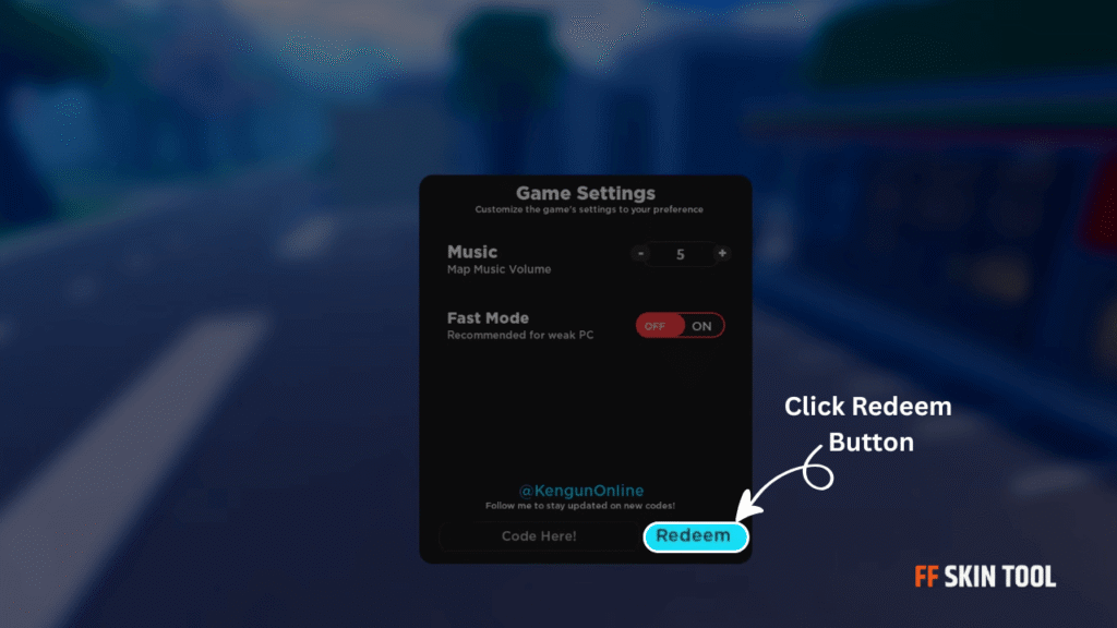 click redeem and claim your reward