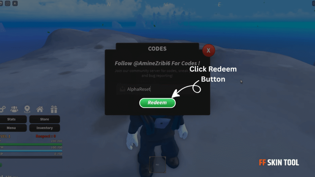 click redeem button and claim your rewards