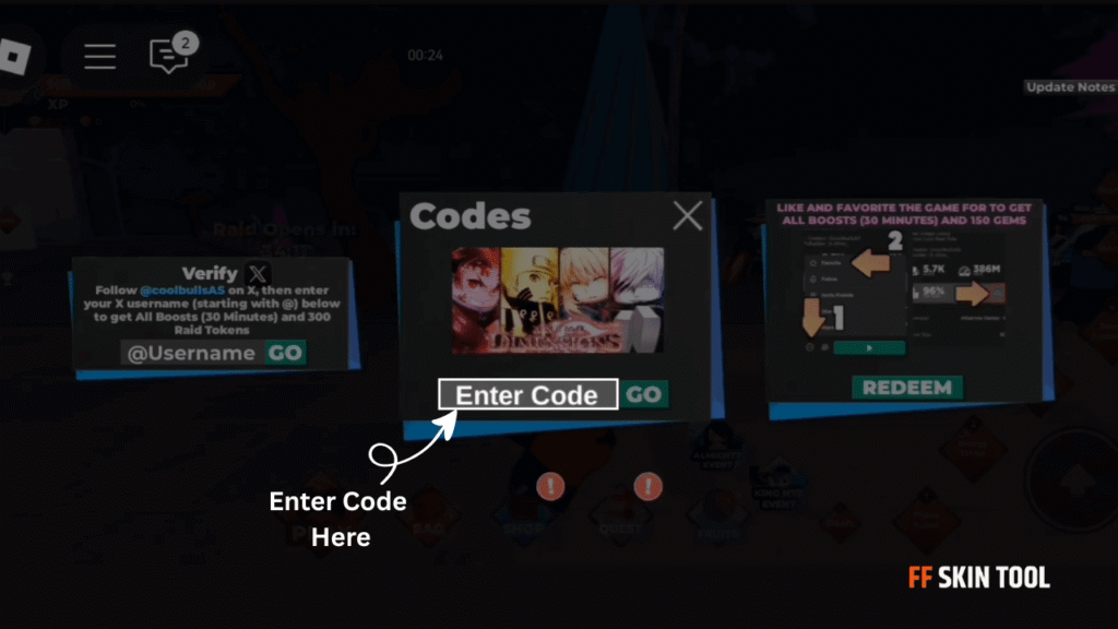 enter anime dimensions simulator codes