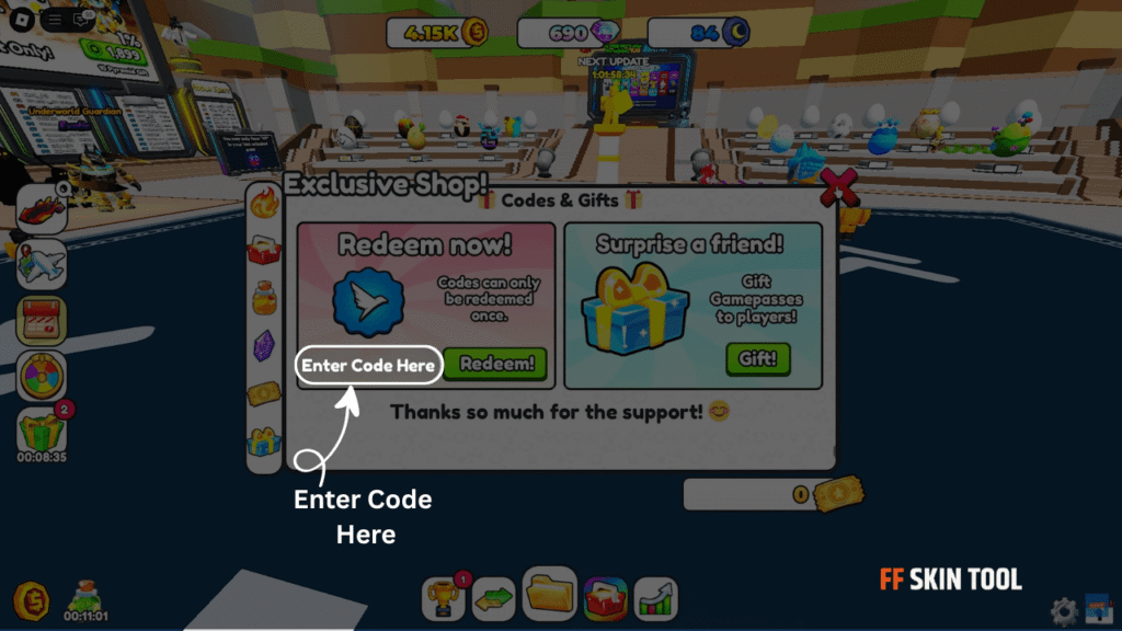 enter avatar fighting simulator codes
