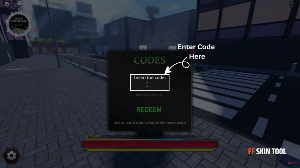 enter project baki 3 code