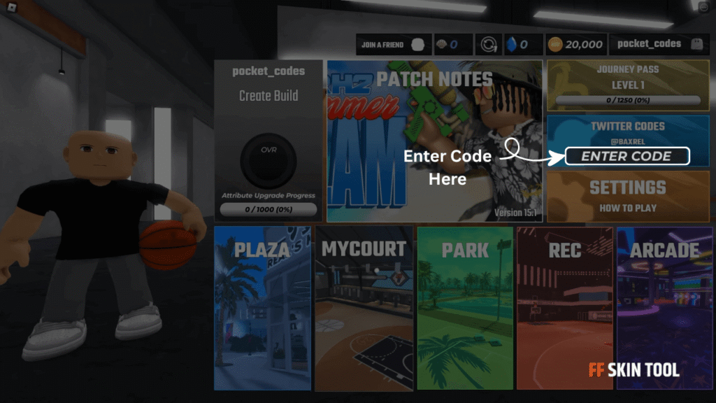 enter rh2 the journey codes into the redemption box