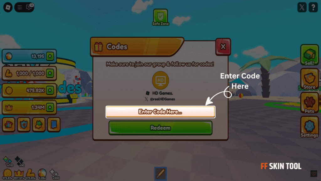 enter saber simulator codes