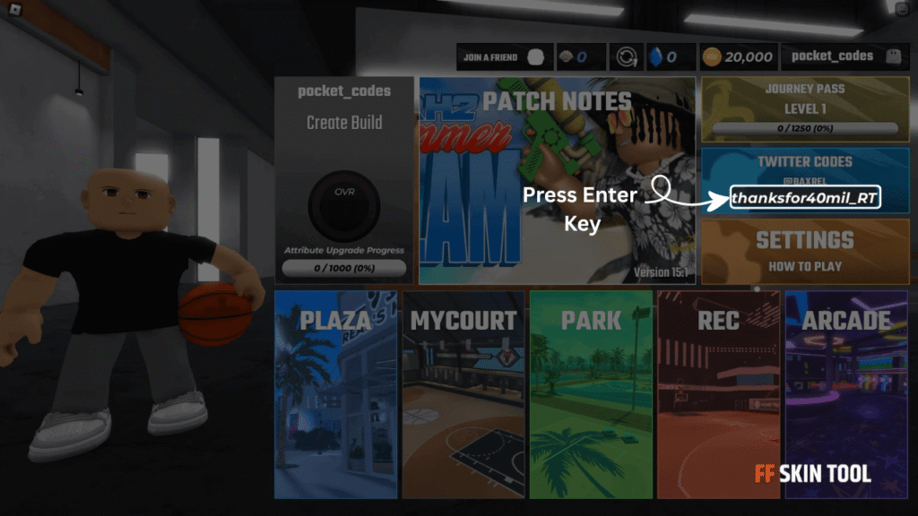 press enter key and claim your reward