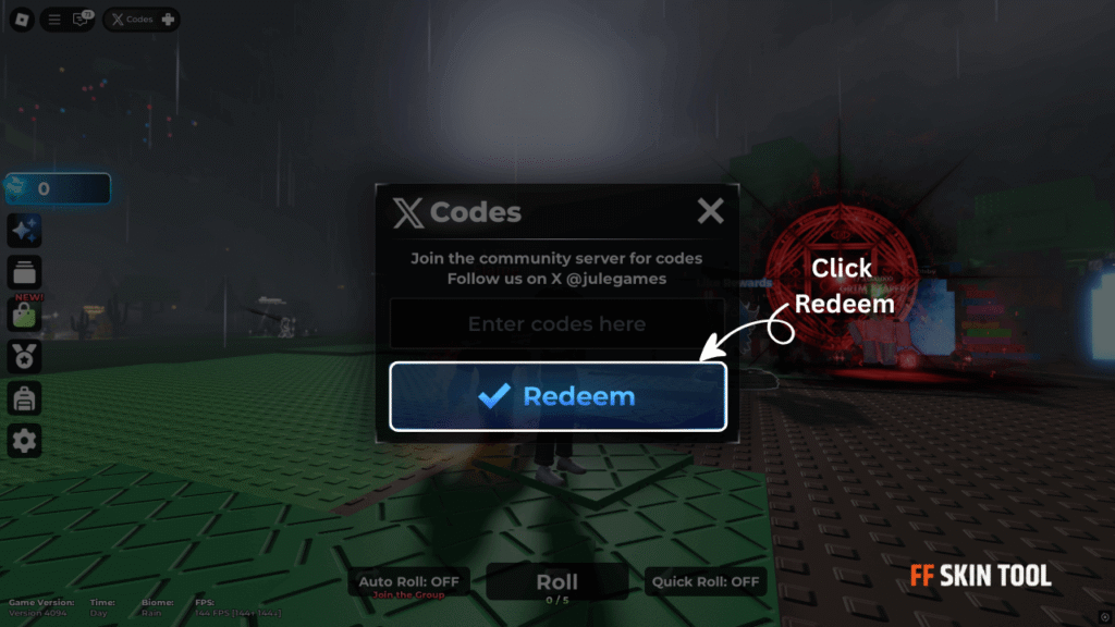 redeem jule's rng code
