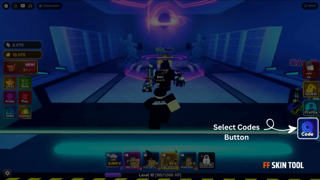 select codes button and enter anime rangers x codes
