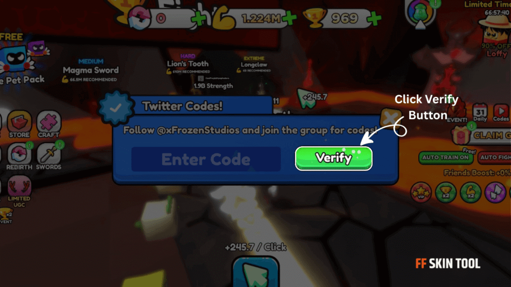 verify pull a sword code